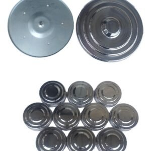 10 tampas e chapéu e contra peça para baleiro antigo