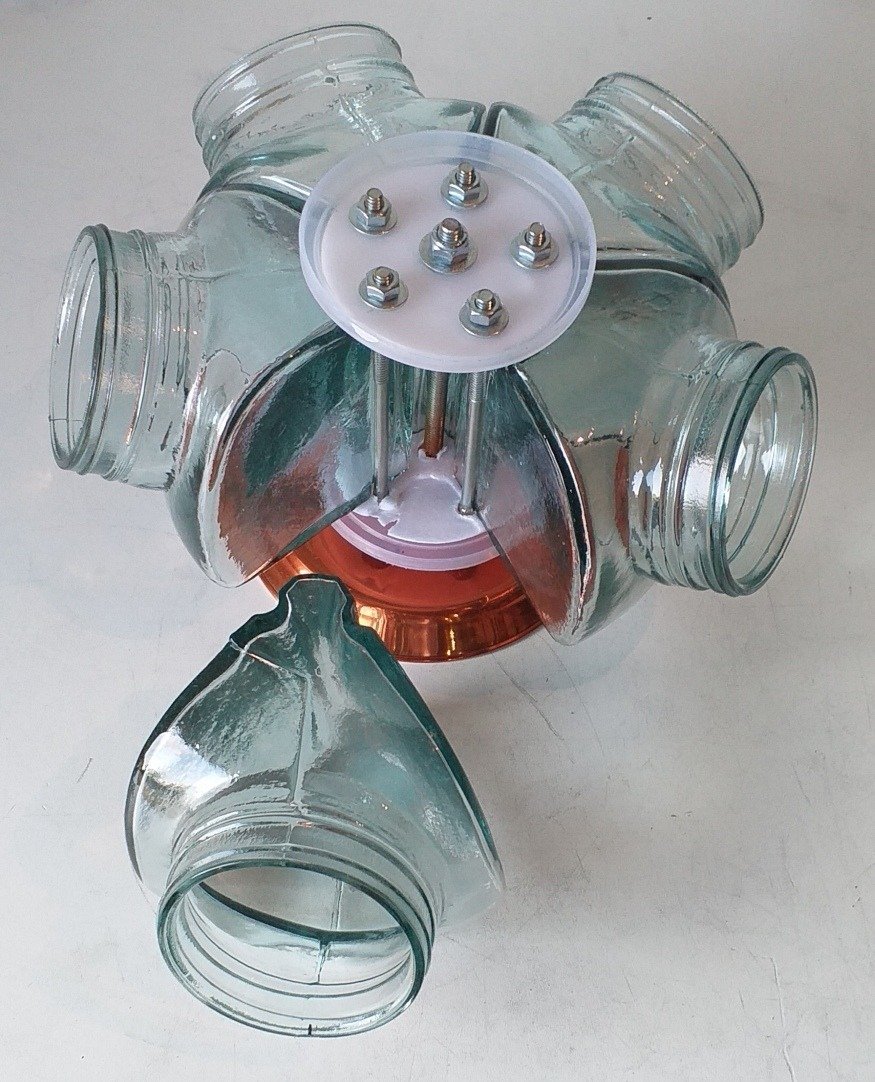 gomo baleiro médio vidro ( marca boêmia) gomo baleiro médio vidro ( marca boêmia)