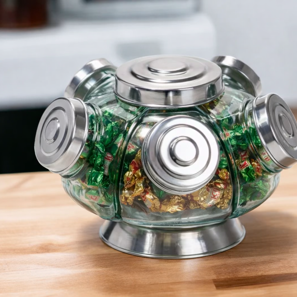 baleiro giratório pequeno alumínio polido baleiro giratório pequeno alumínio polido